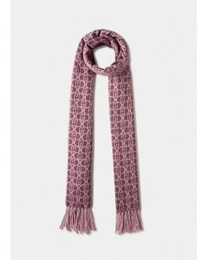 Liu Jo Stola Con Logo Monogram - Rosso