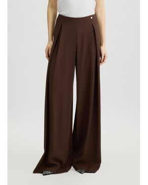 Liu Jo Liu Jo Pantalon Élégant En Sergé - Marron