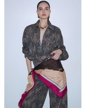 Liu Jo Grand Foulard Avec Imprimé Charms - Rouge