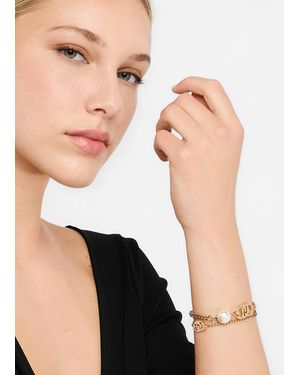 Liu Jo Bracciale Multifilo Con Perla - Nero