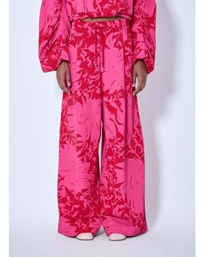 Dries Van Noten Hadium Cotton Jersey Sweatpants - Pink