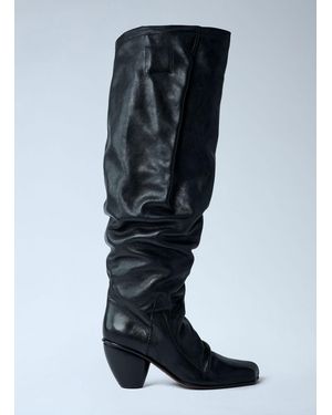 Vivienne Westwood River Leather Boots - Blue