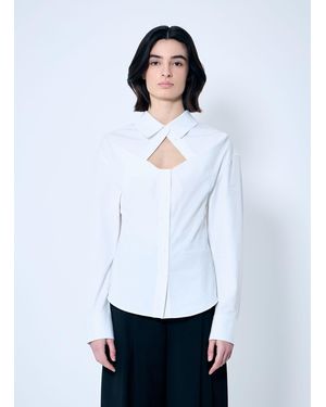 Alexander Wang Deconstructed Button-Down Shirt - White