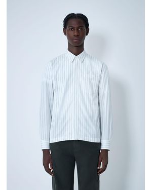 Dries Van Noten Stripe Button-Down Shirt - White