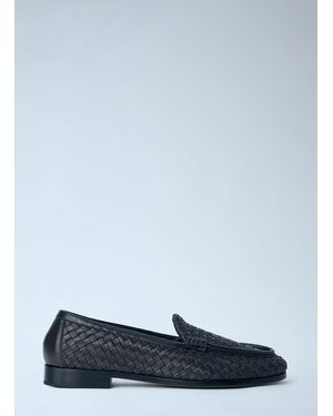 Bottega Veneta Silenzio Loafers - Blue