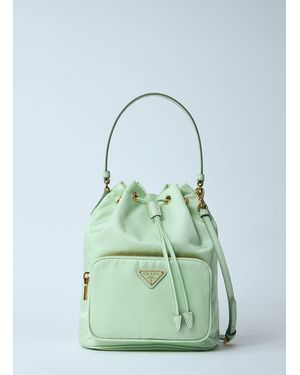 Prada Re-Nylon Bucket Bag - Green
