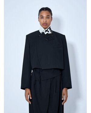 Dries Van Noten Bosea Wool Cabardine Blazer - Blue