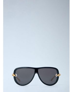 Bottega Veneta Aviator Knot Sunglasses - Grey