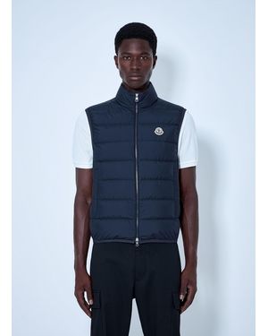 Moncler Contrin Down Gilet - Blue