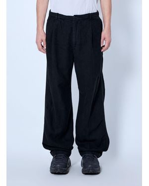 Massimo Osti Studio Pleated Straight-Leg Pants - Blue