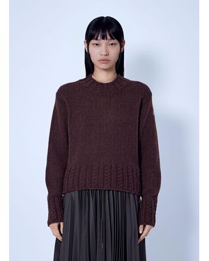 Moncler Alpaca Blend Polo Neck Sweater - Blue