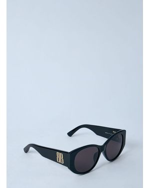 Balenciaga Nano Round Sunglasses - Blue