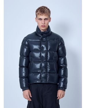 Moncler Bendola Laqué Short Down Jacket - Blue