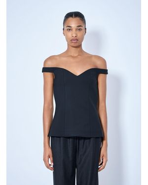 Rohe Off Shoulder Top - Blue