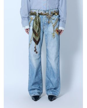 Acne Studios Trompe-l'œil Jewelry Jeans - Blue
