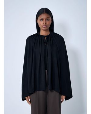 TOTEME Drawstring Cape - Blue
