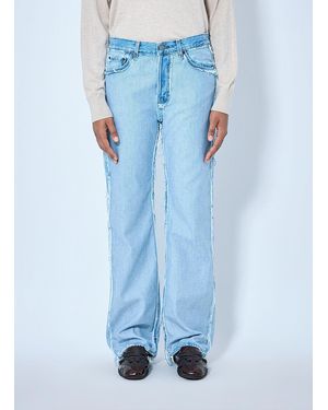 Acne Studios Frayed Denim Jeans - Blue
