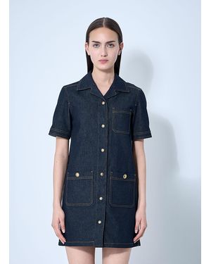 Moncler Denim Mini Dress - Blue