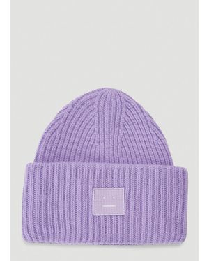 Acne Studios Face-patch Beanie lavender Purple