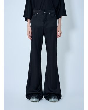 Rick Owens Flared Trousers - Blue