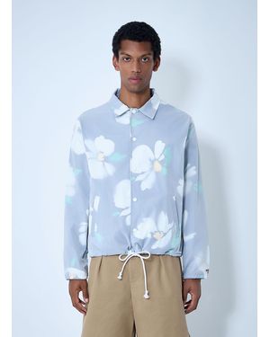 Noah Double-Layer Campus Jacket - Blue