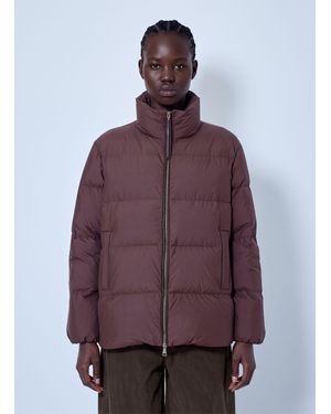 Moncler Vivantesse Short Down Jacket - Purple
