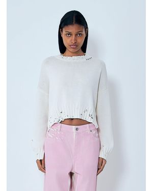 Marni Logo Motif Sweater - Grey