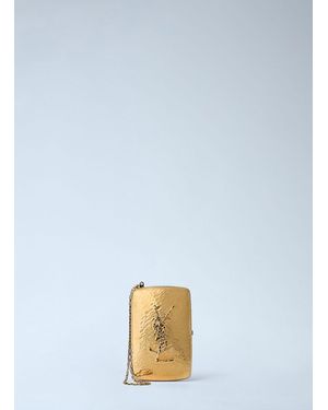 Saint Laurent Minaudiã¨Re Clutch - Blue