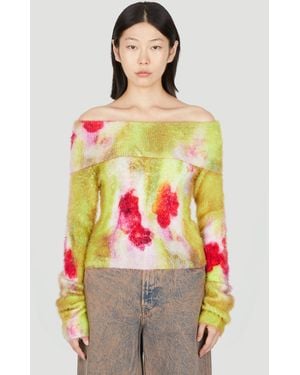 Acne Studios Fuzzy Knit Jumper - Grey
