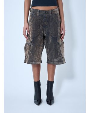 VAQUERA Denim Cargo Shorts - Blue
