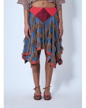 Kiko Kostadinov Klapheck Skirt - Blue