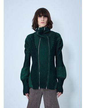 LUEDER Healer Knit Zip Jacket - Green