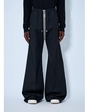 Rick Owens Wide Bela Trousers - Blue