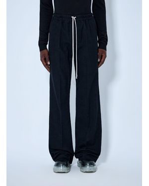 Rick Owens Dietrich Drawstring Trousers - Blue
