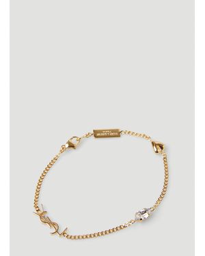 Saint Laurent Monogram Bracelet - Multicolor