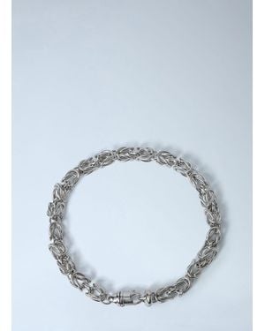 TOTEME Byzantine Link Statement Collar Necklace - Blue