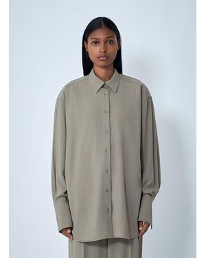TOTEME Classic Tuxedo Shirt - Grey