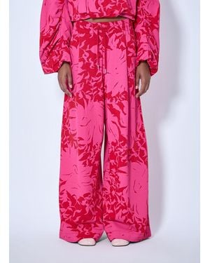 Dries Van Noten Hadium Cotton Jersey Sweatpants - Pink