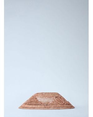 Chloé Raffia Visor Hat - Multicolor