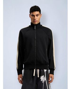 Palm Angels Performance Zip-Up Track Jacket - Black