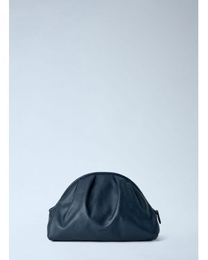The Row Small Charlotte Clutch Bag - Blue