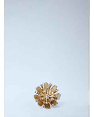 Miu Miu Mental Ring With Crystals - Blue