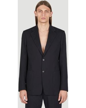 Lanvin Patch Pockets Blazer - Grey