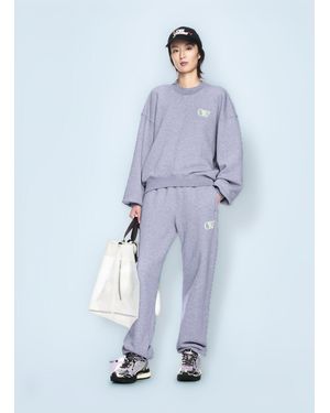 Off-White c/o Virgil Abloh Embroidered Ow Track Pants - Blue