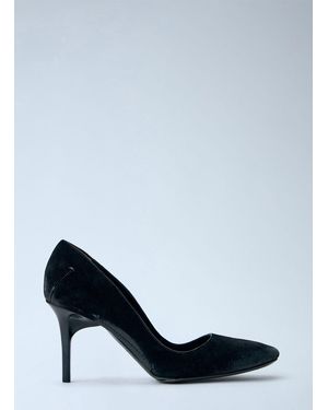 CAPASA MILANO Suede Stiletto Court Shoes - Blue