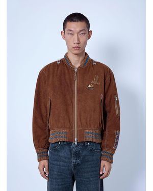 STORY mfg. Seed Bomber Jacket - Blue