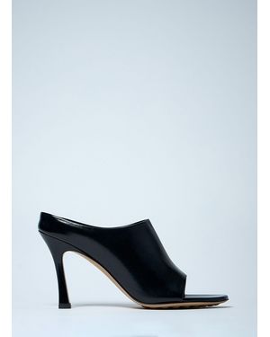 Bottega Veneta Rana Heeled Mules - Grey