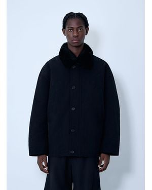 Acne Studios Logo Patch Jacket - Blue