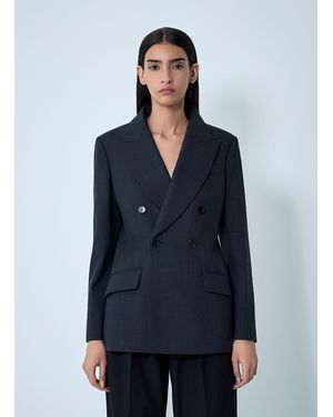 Gucci Double-Breasted Blazer - Blue