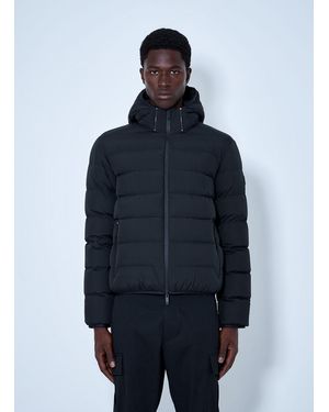 Moncler Arajoki Hooded Short Down Jacket - Blue